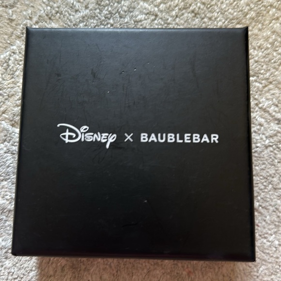NIB Disney X BaubleBar pink and white Mickey hoop earrings - Picture 4 of 4